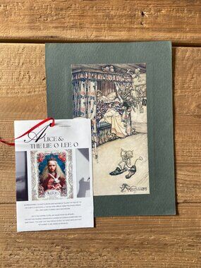 Arthur Rackham, Tipped Book Plate, Vintage Art Print